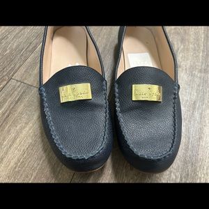 Kate Spade Blue Leather Loafers